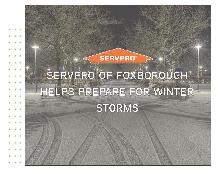 Winter storm with SERVPRO logo. 